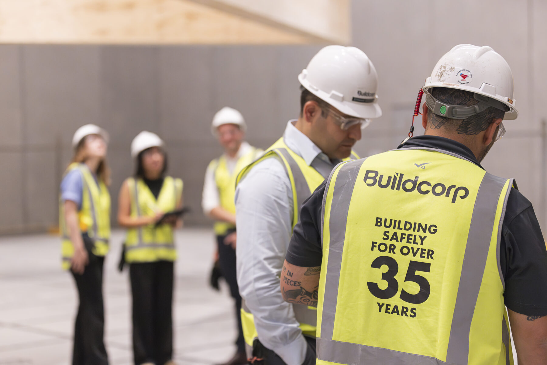 Buildcorp team onsite 2025