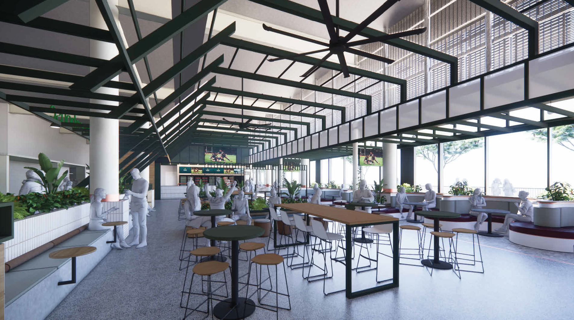 Suncorp Stadium Level 3 Members Bar