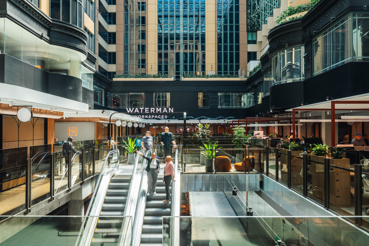 Collins-Arcade-escalator-Watermans