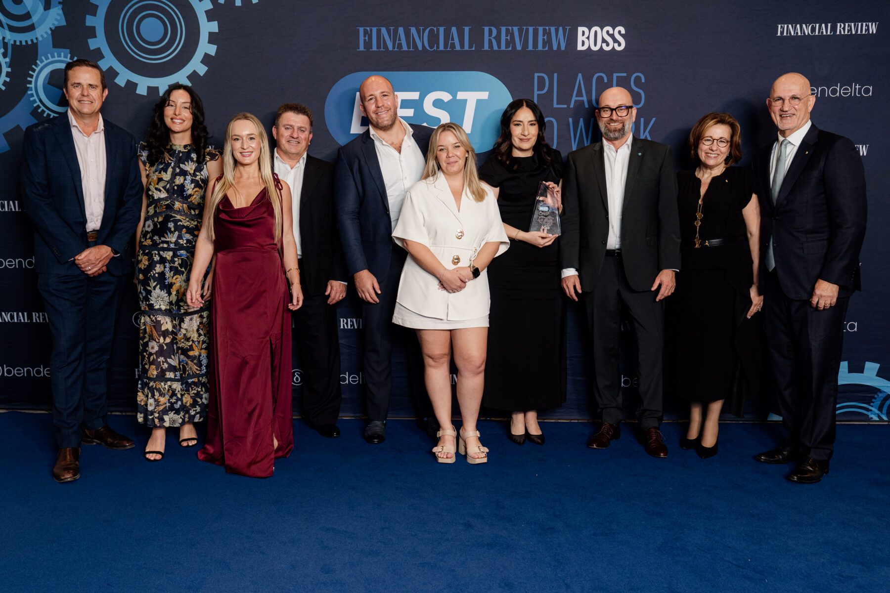 Buildcorp Team at AFR Best Places to Work Awards 2026